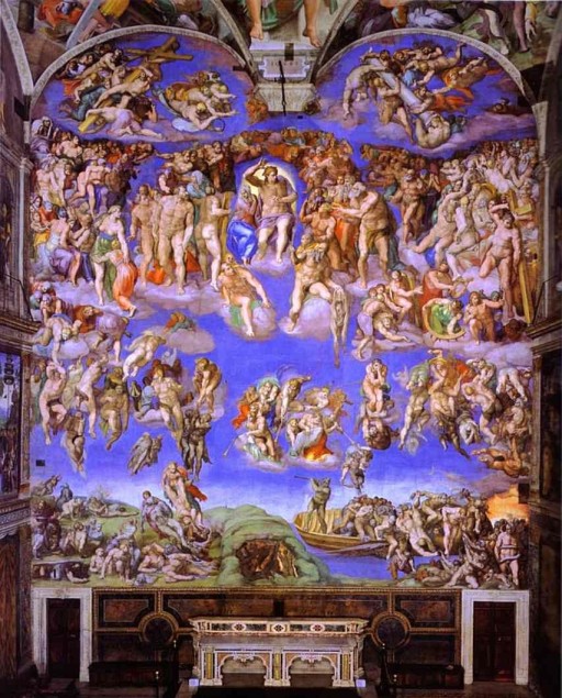 Michelangelo's Last Judgement public domain