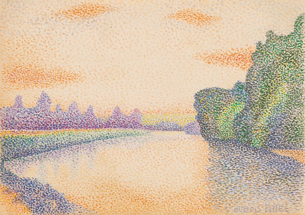 all these pointillism by wikimedia pub domain